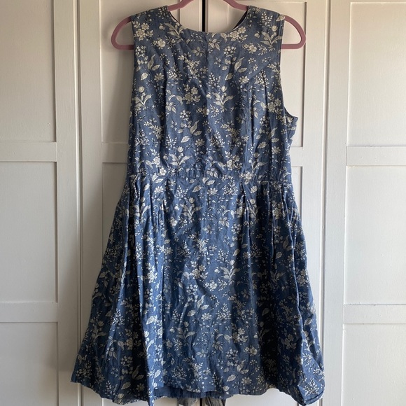 Blue Floral Gap Spring Dress 